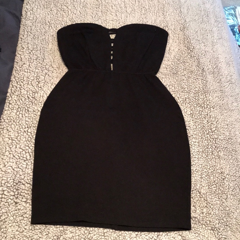 Windsor Black Strapless Dress